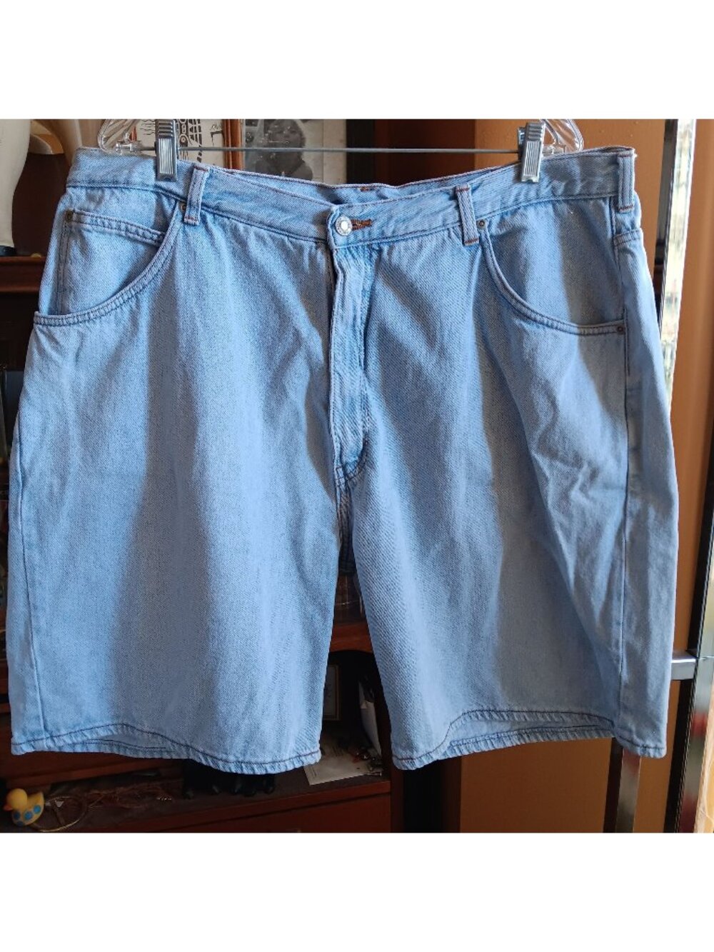Large 42" Dad Shorts Mens Denim Vintage Sky Blue 42 42" Large Vtg Y2K
